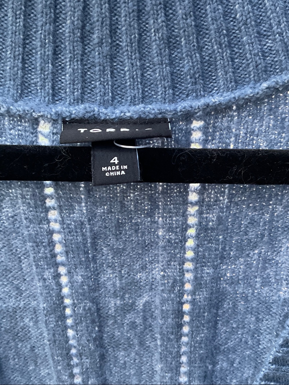torrid Light Blue Ribbed Button-Front Cardigan - Picture 2 of 7